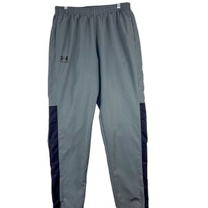 Under Armour Vital Pants Mens Large Gray Loose Fit Running Athletic 1352031
